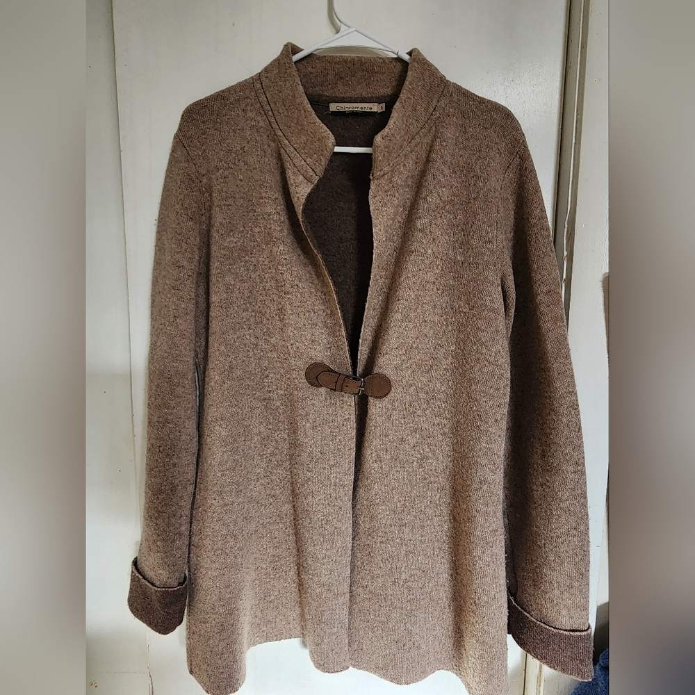 Chiara Mante Women's Winter Wool Jacket S Small size - Made in Italy